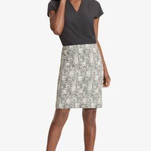 MM Lafleur Noho Pencil Skirt in Crackle, Size 4, Made in USA